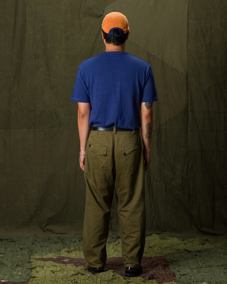 Wakayama Special Loopwheel Tee - Cobalt Blue 7 Wakayama Special Loopwheel Tee - Cobalt Blue