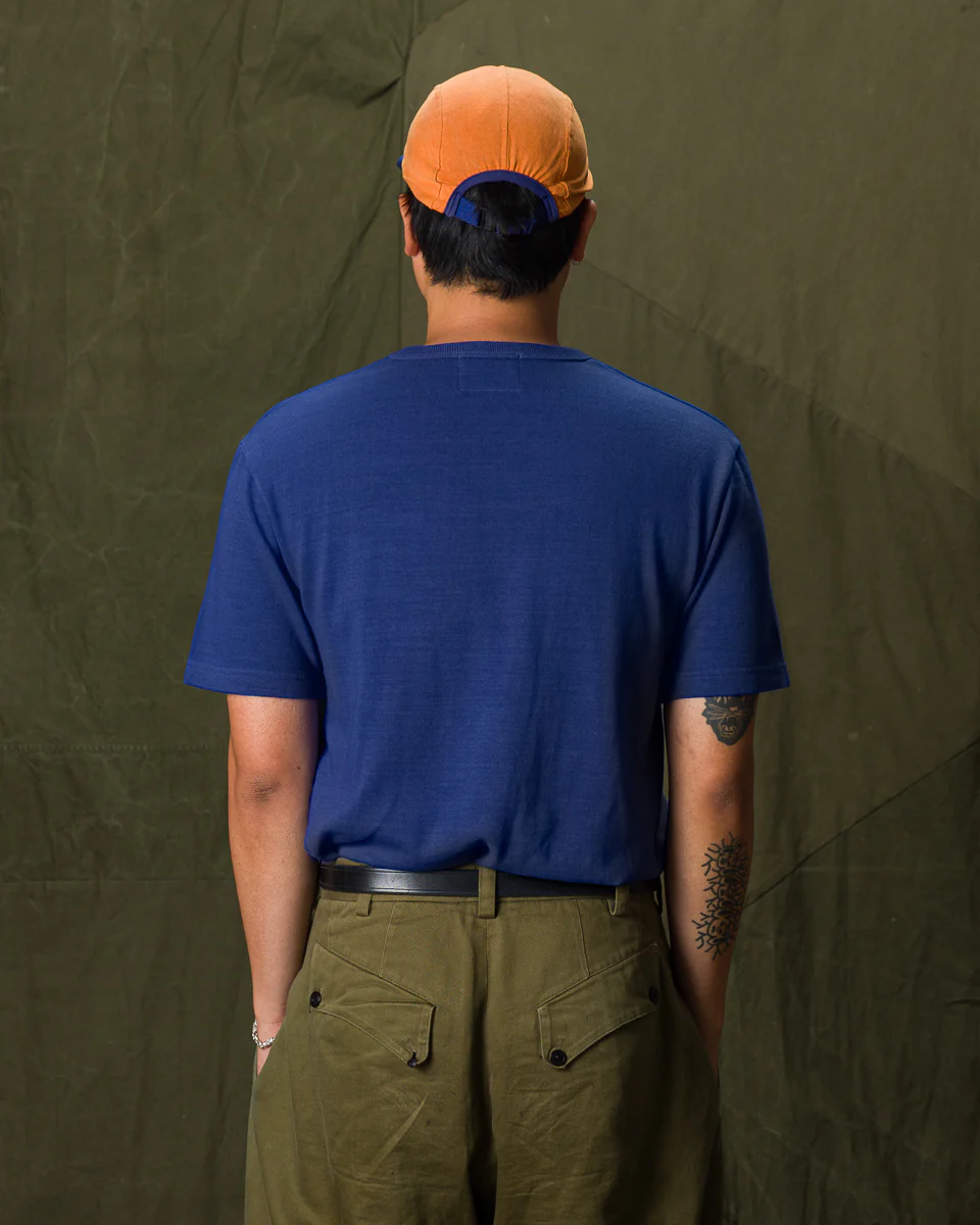 Wakayama Special Loopwheel Tee - Cobalt Blue 8 Wakayama Special Loopwheel Tee - Cobalt Blue