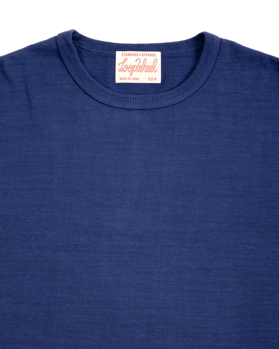 Wakayama Special Loopwheel Tee - Cobalt Blue 9 Wakayama Special Loopwheel Tee - Cobalt Blue