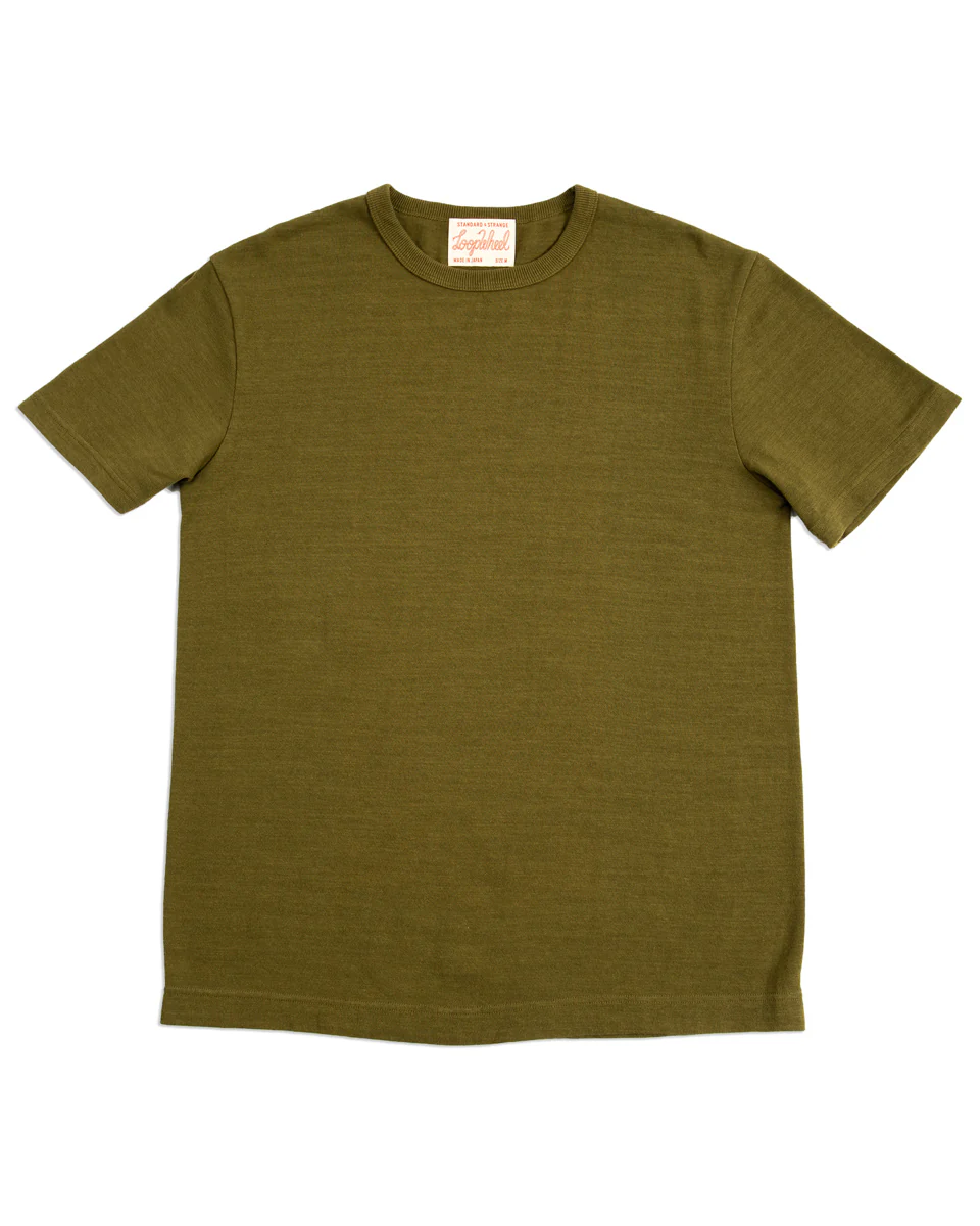 Wakayama Special Loopwheel Tee - Martini Olive