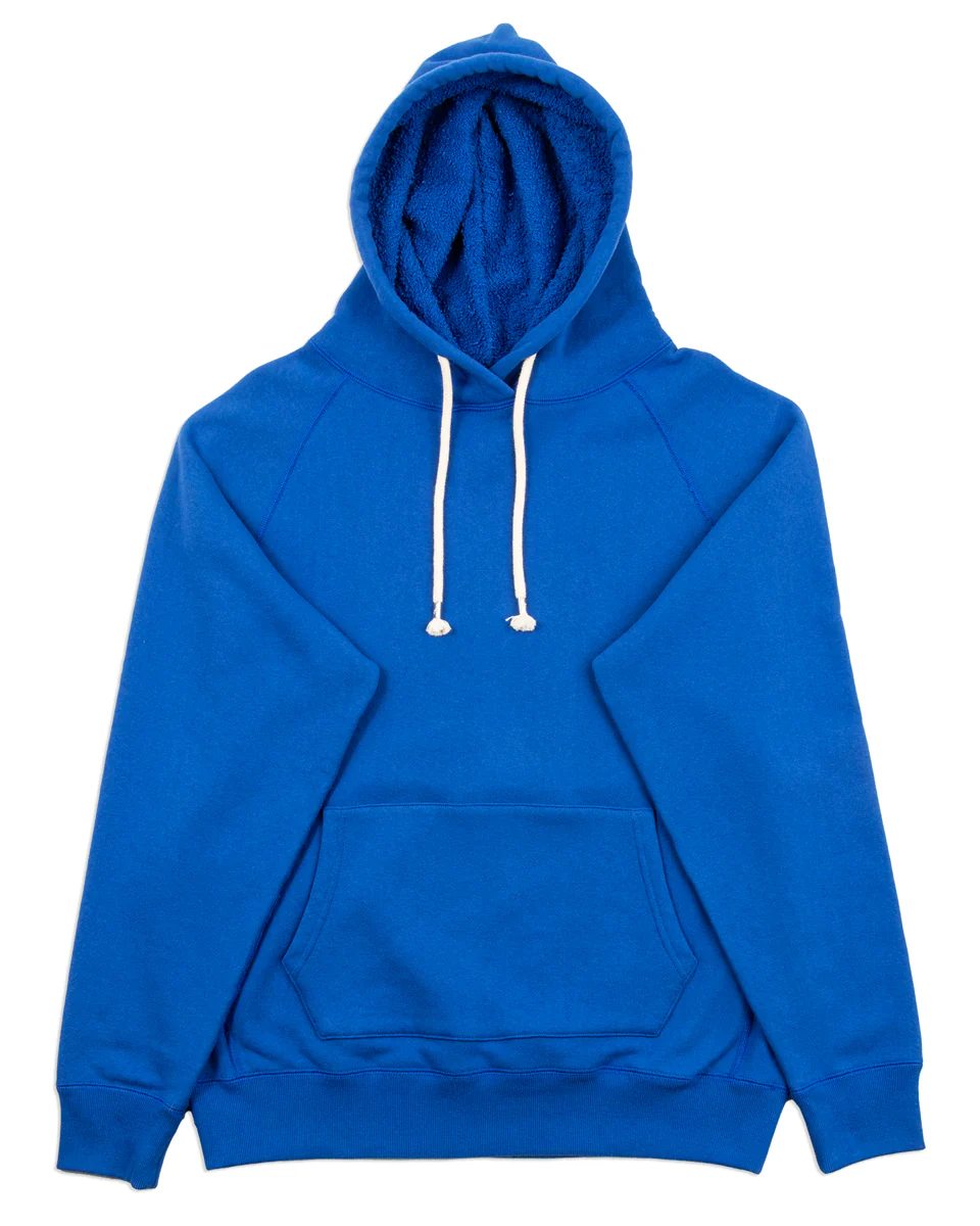 Super Looper French Terry Pullover Hoodie - Blue
