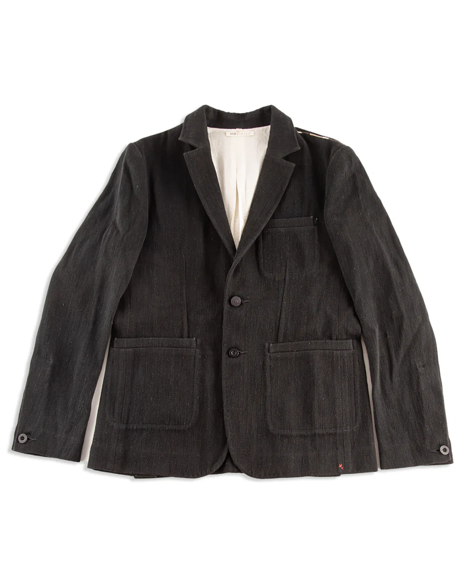 R Blazer Jacket - Black Indigo