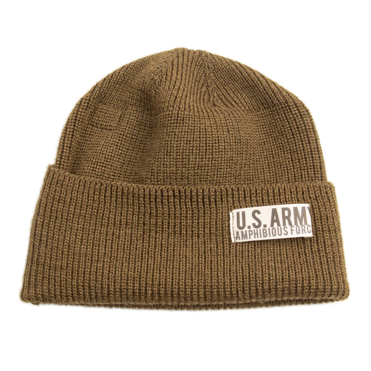 US Army Amphibious Forces Watch Cap - Khaki