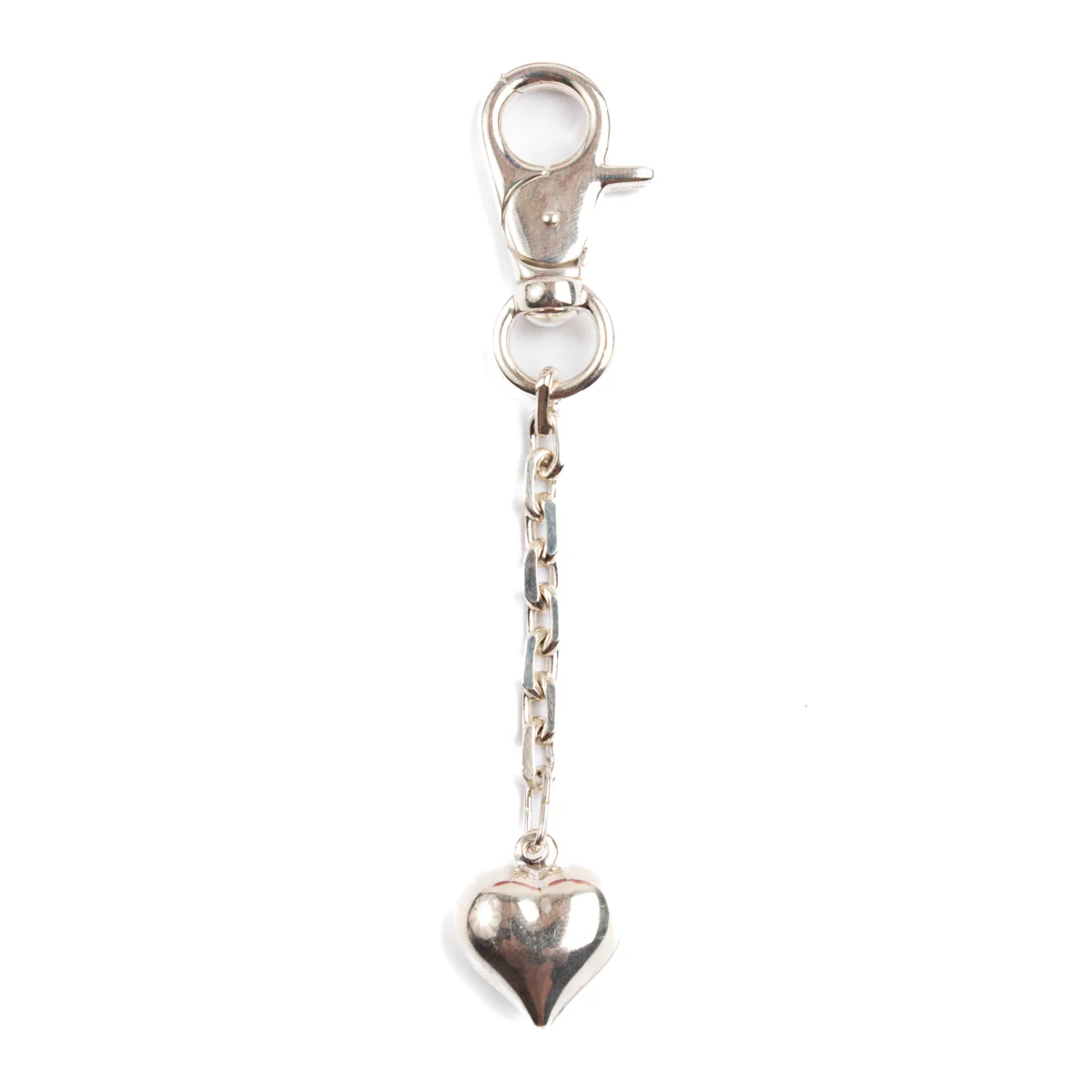 Diamond Heart Drop Keychain