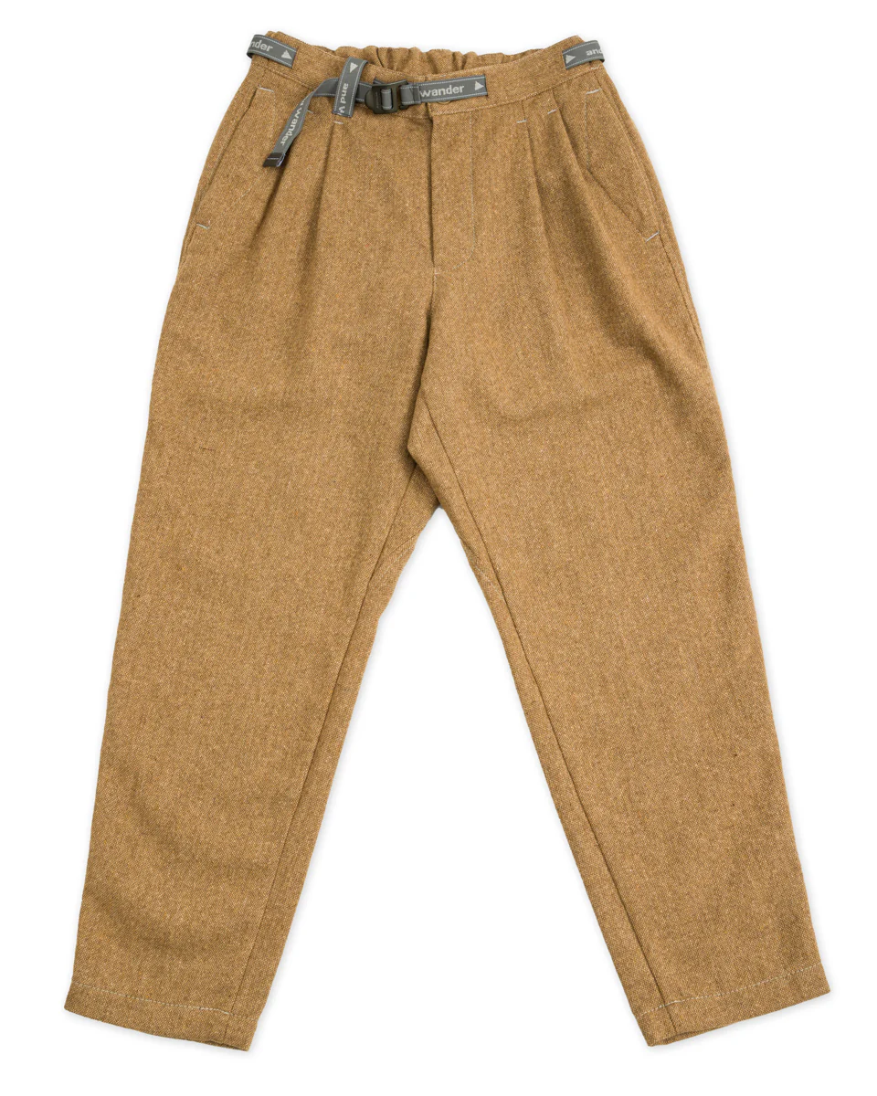 REWOOL Tweed Tapered Pants - Beige 1 REWOOL Tweed Tapered Pants - Beige