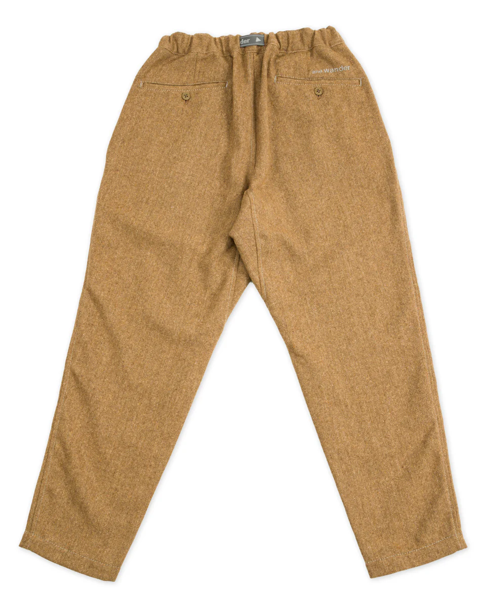 REWOOL Tweed Tapered Pants - Beige 2 REWOOL Tweed Tapered Pants - Beige