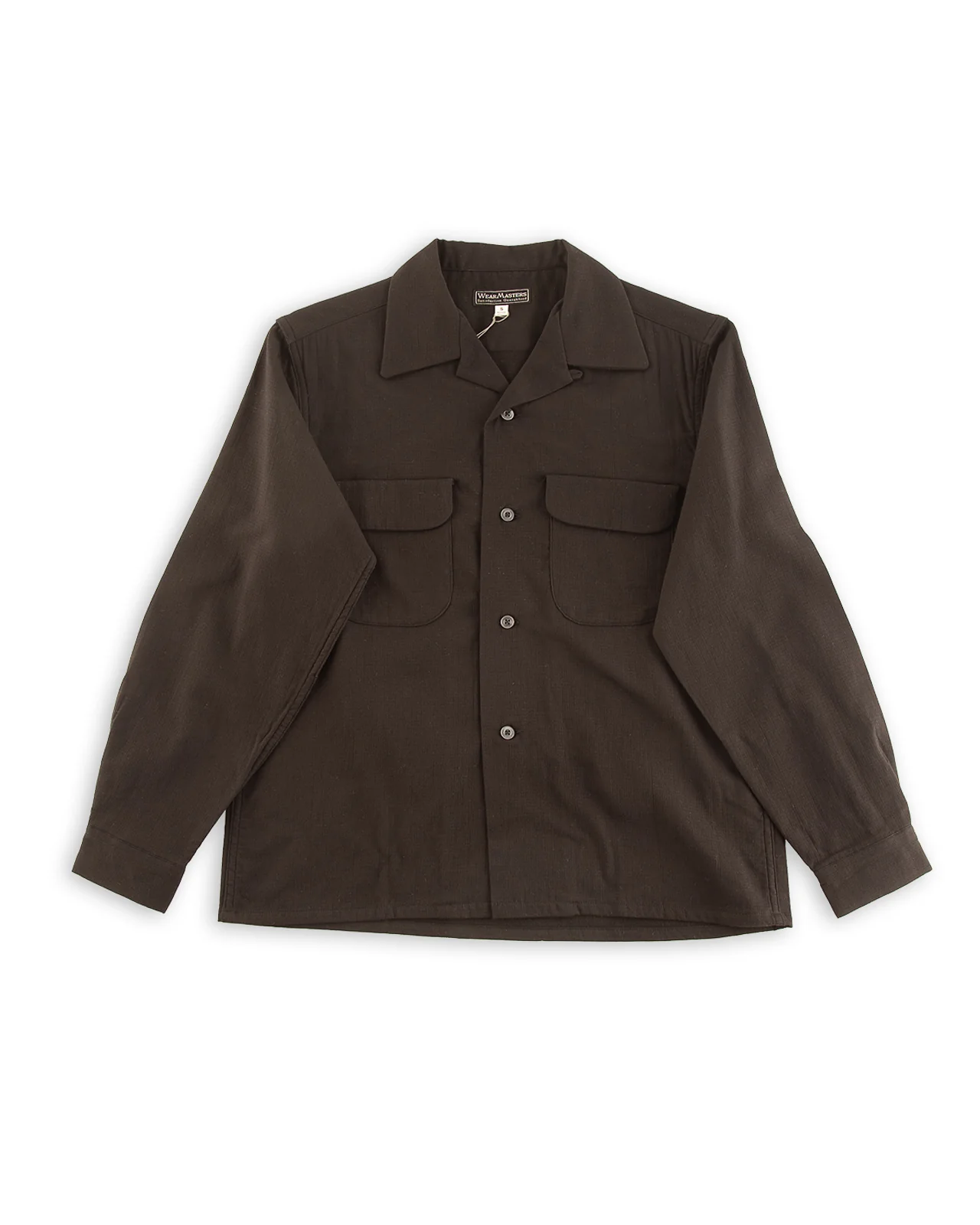 Double Cloth Flap Pocket Shirt - Black 1 Double Cloth Flap Pocket Shirt - Black