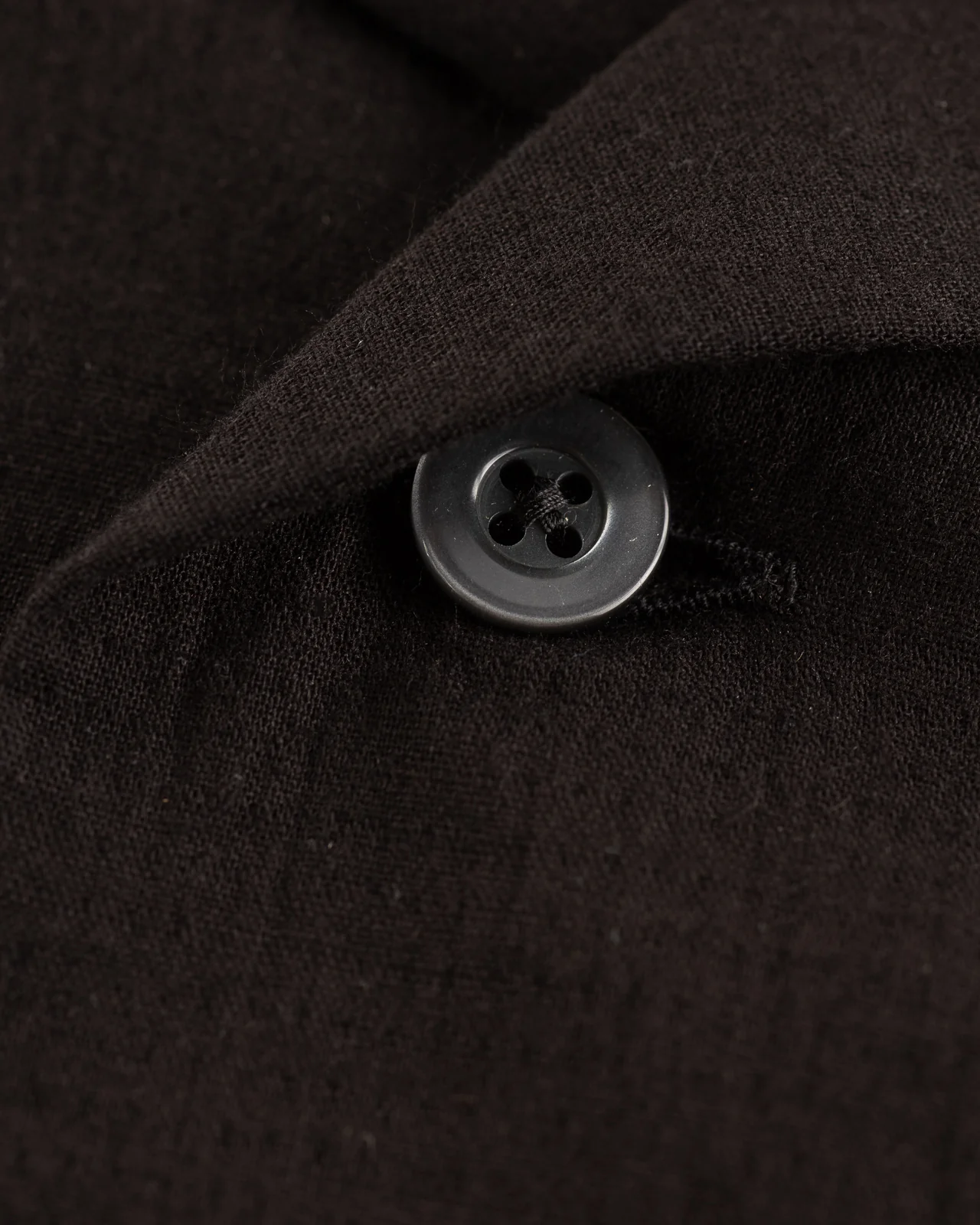 Double Cloth Flap Pocket Shirt - Black 10 Double Cloth Flap Pocket Shirt - Black