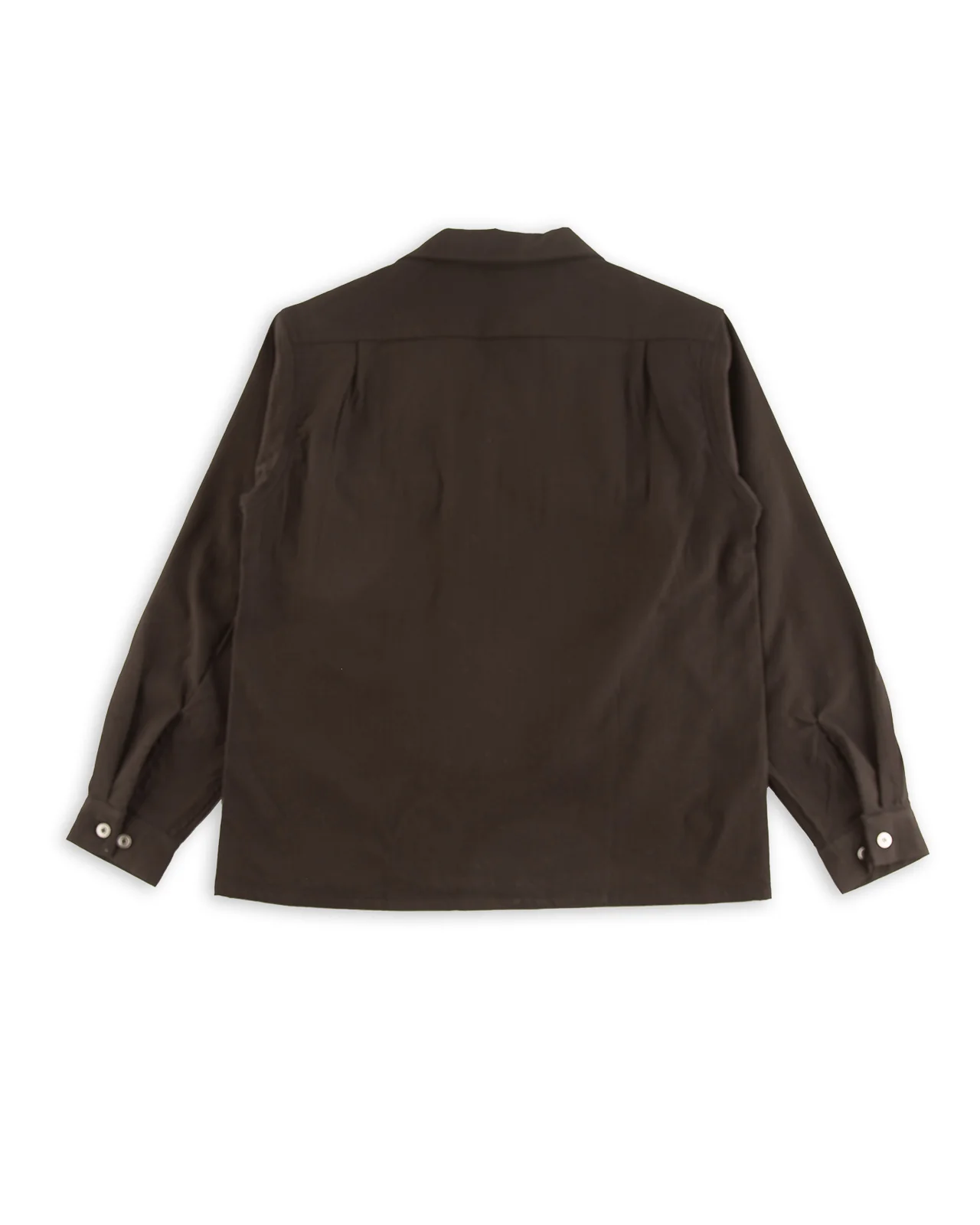Double Cloth Flap Pocket Shirt - Black 2 Double Cloth Flap Pocket Shirt - Black