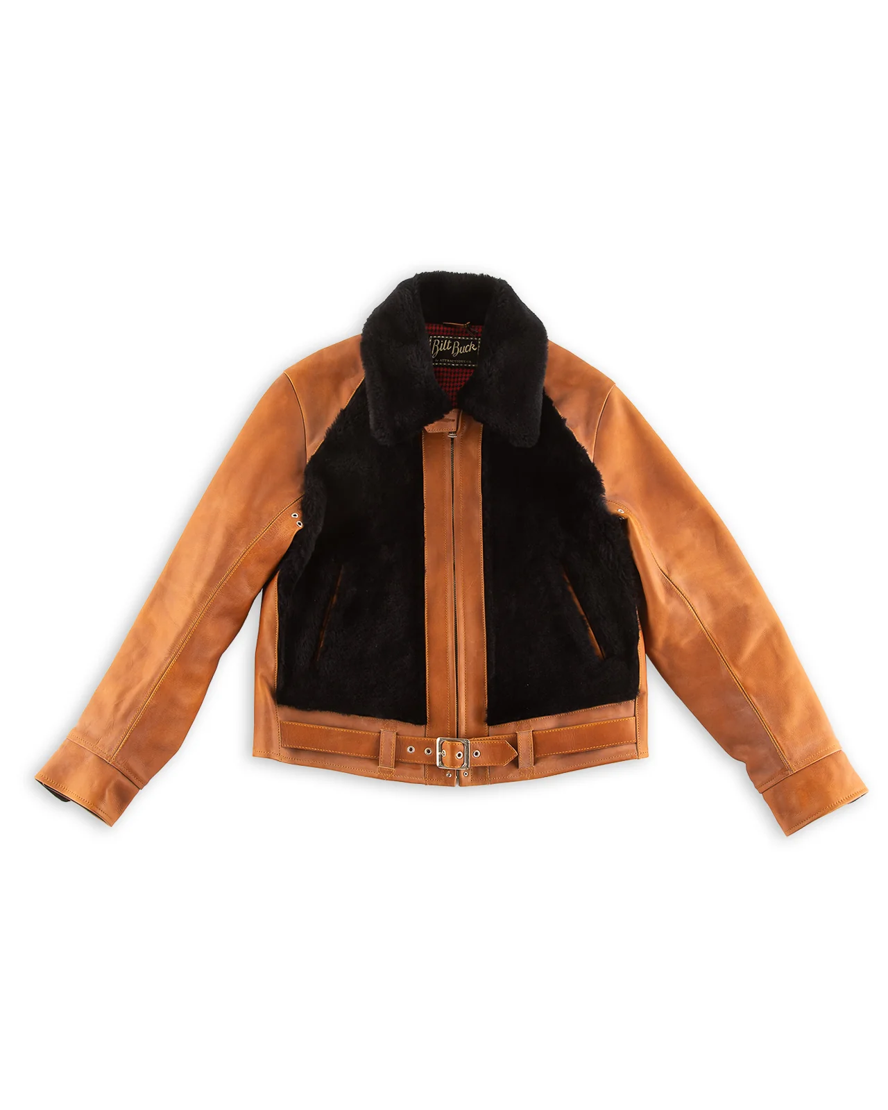 Limited Guidi Calfskin Grizzly Jacket - Brown x Navy