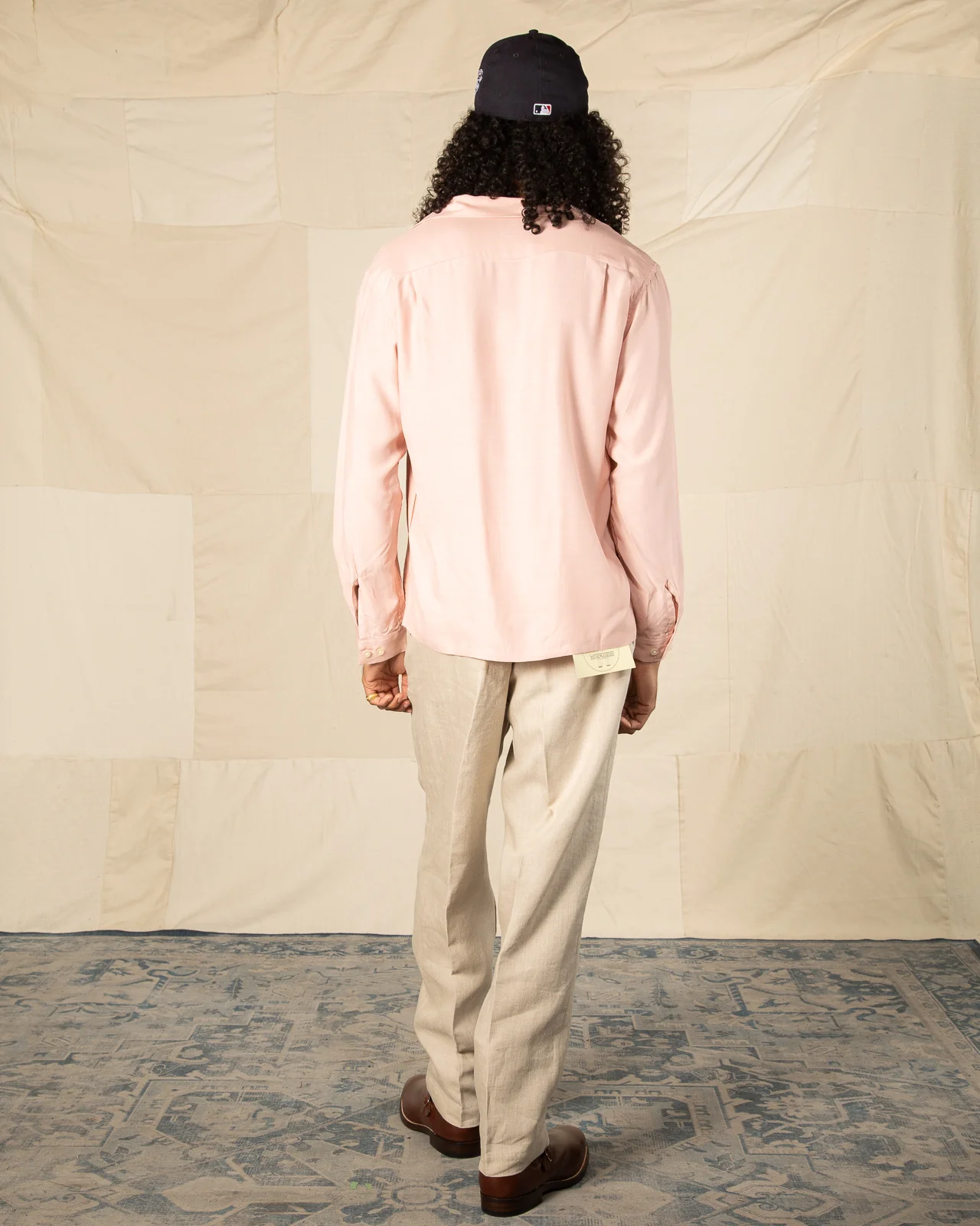Flap Pocket Rayon Shirt - Pink 5 Flap Pocket Rayon Shirt - Pink
