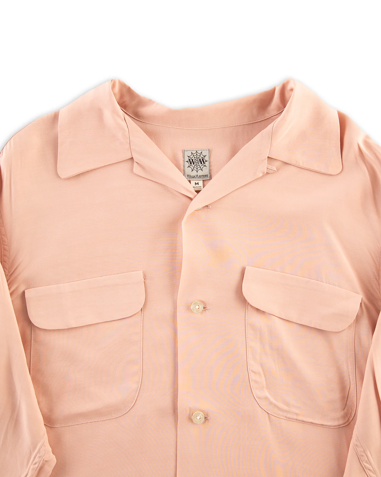 Flap Pocket Rayon Shirt - Pink 6 Flap Pocket Rayon Shirt - Pink
