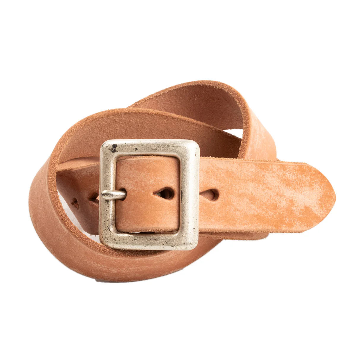 Wild Leather Garrison Belt - Natural