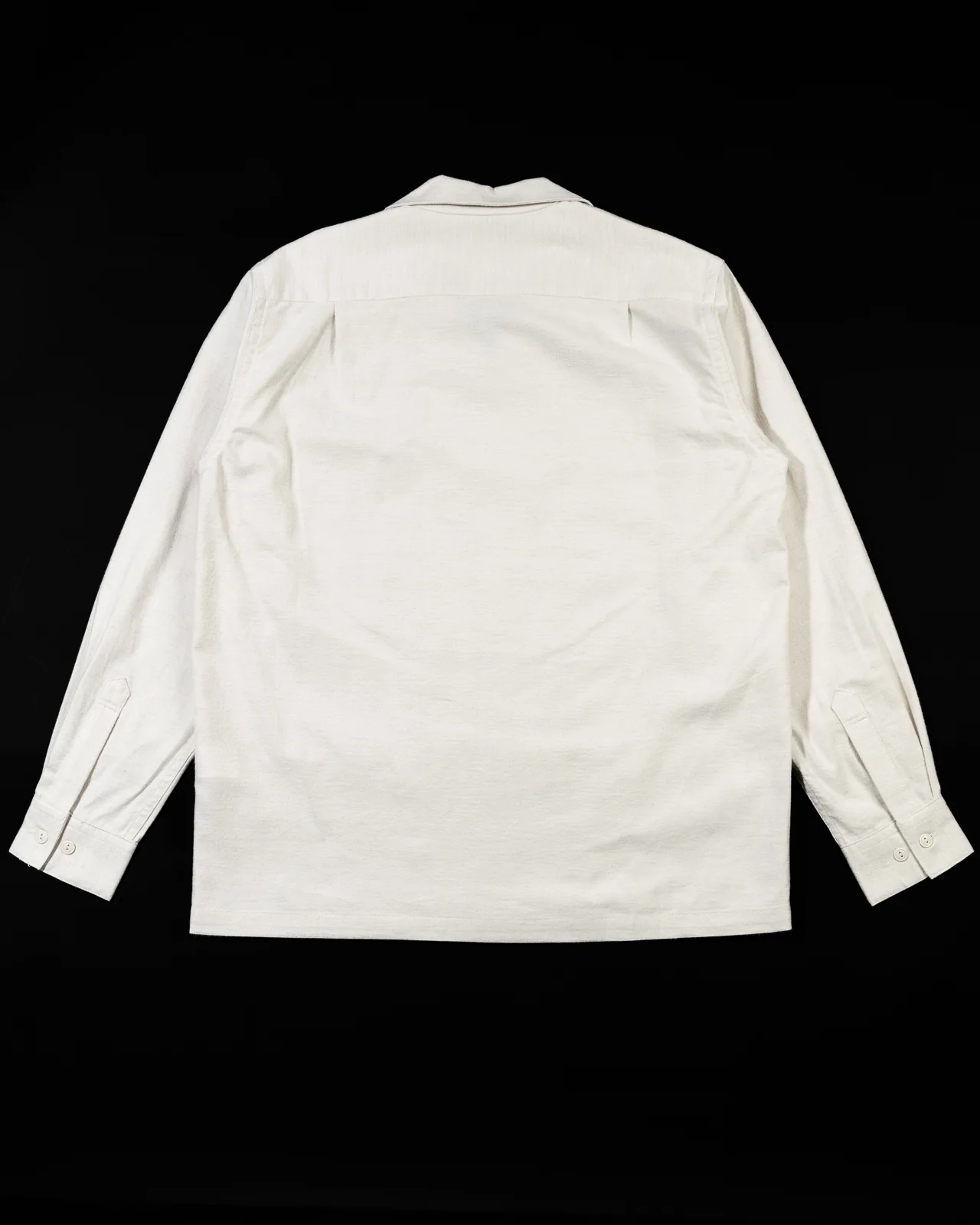 Flap Pocket Flannel Shirt - White 2 Flap Pocket Flannel Shirt - White