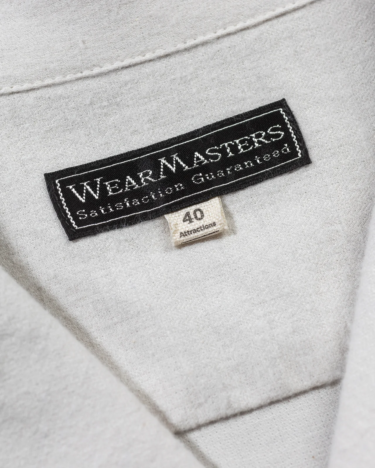 Flap Pocket Flannel Shirt - White 8 Flap Pocket Flannel Shirt - White