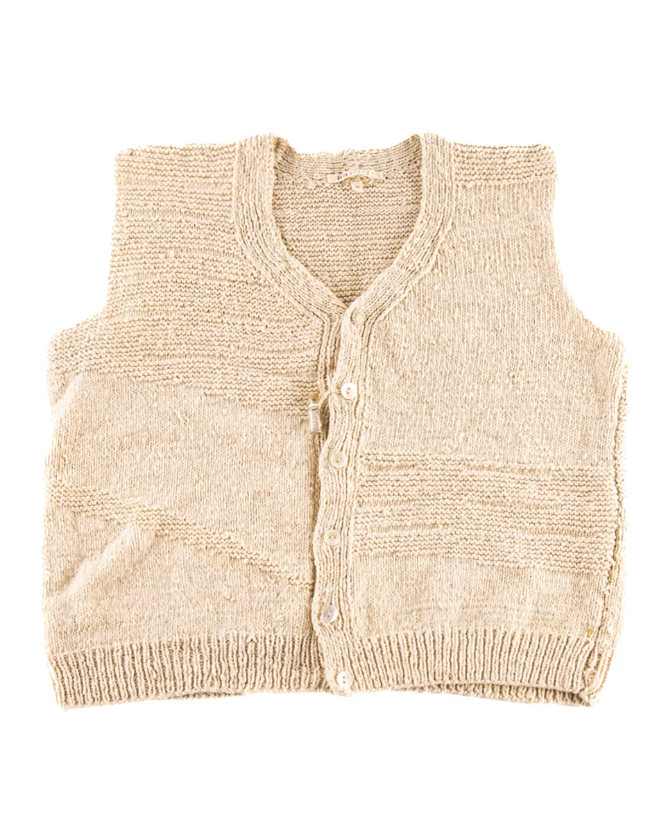 Oro Sweater Vest - Ecru