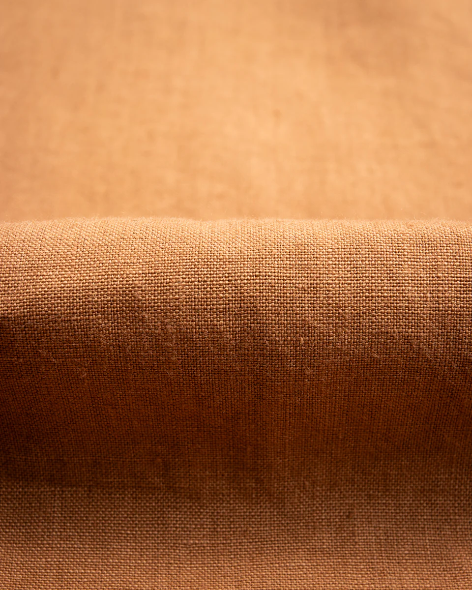 Noguchi Shirt - Cognac Belgian Linen 11 Noguchi Shirt - Cognac Belgian Linen