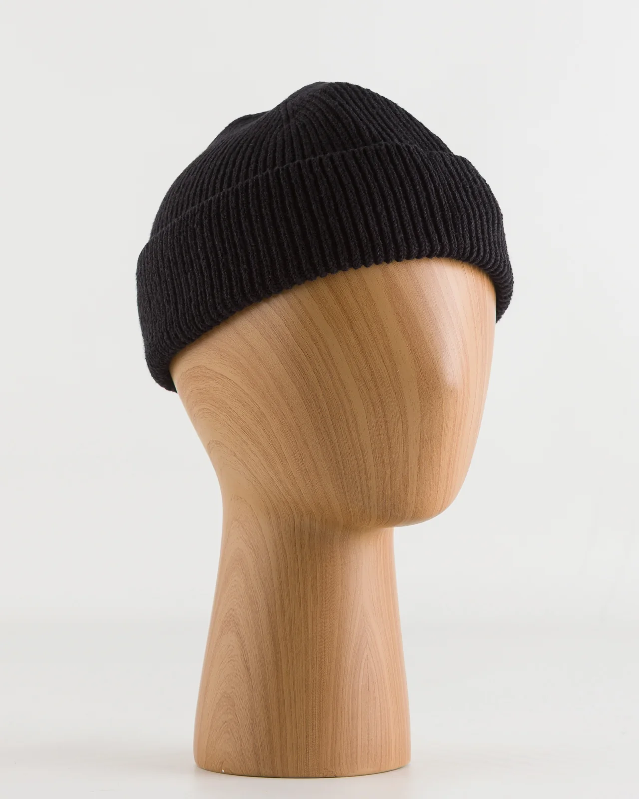 Washi/Recycled Cotton Beanie - Black 2 Washi/Recycled Cotton Beanie - Black