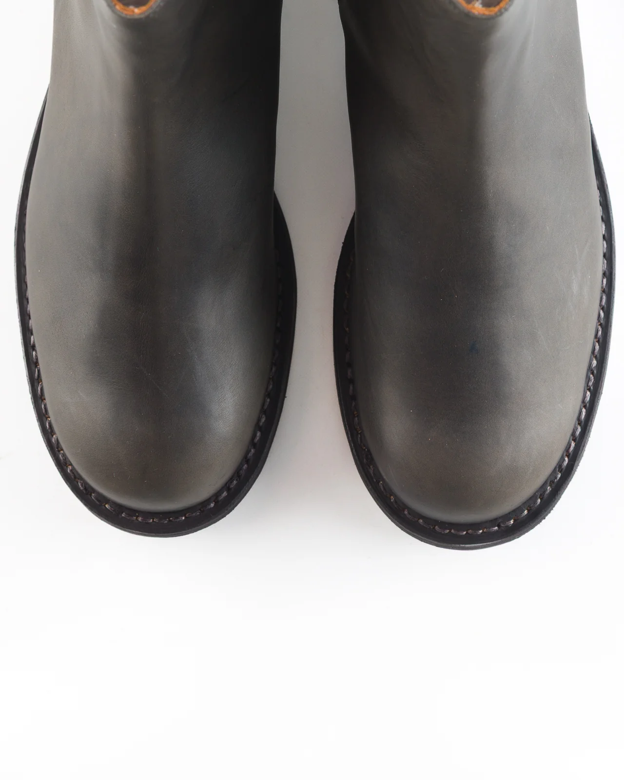 Casper Side Zip Boot - Gray Guidi Calf 8 Casper Side Zip Boot - Gray Guidi Calf
