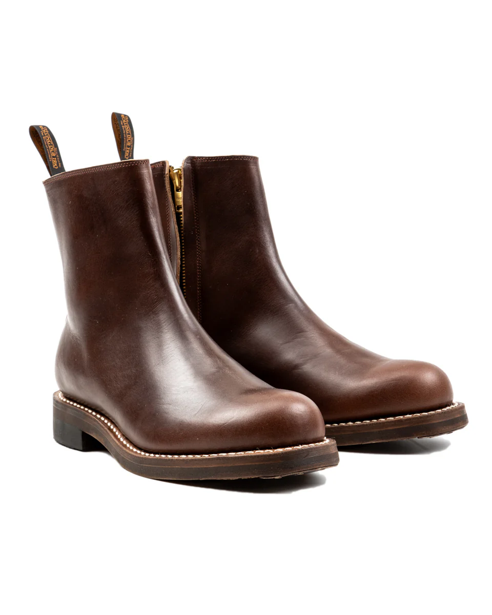 Casper Side Zip Boot - Brown CXL