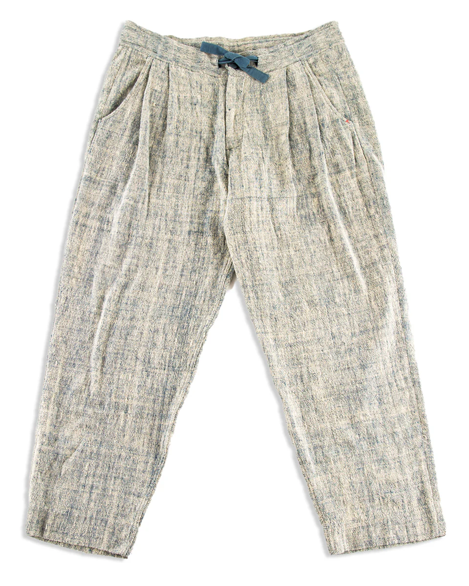 Hose Pant - Turquoise/Ecru