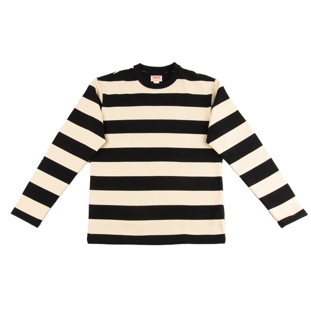 Buco Heavy Stripe Racing Jersey - White/Black