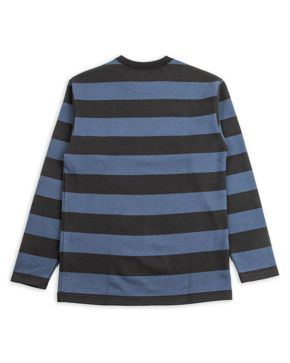 Buco Heavy Stripe Racing Jersey - Black/Blue 2 Buco Heavy Stripe Racing Jersey - Black/Blue