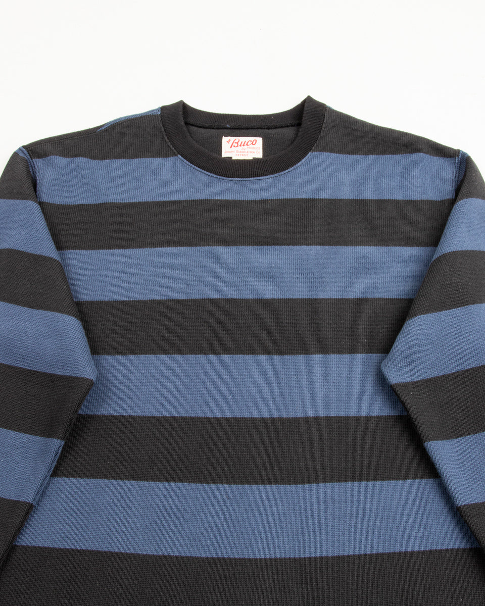 Buco Heavy Stripe Racing Jersey - Black/Blue 7 Buco Heavy Stripe Racing Jersey - Black/Blue