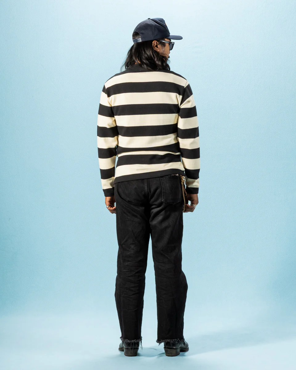 Buco Racing Stripe Jersey - Black/White 5 Buco Racing Stripe Jersey - Black/White