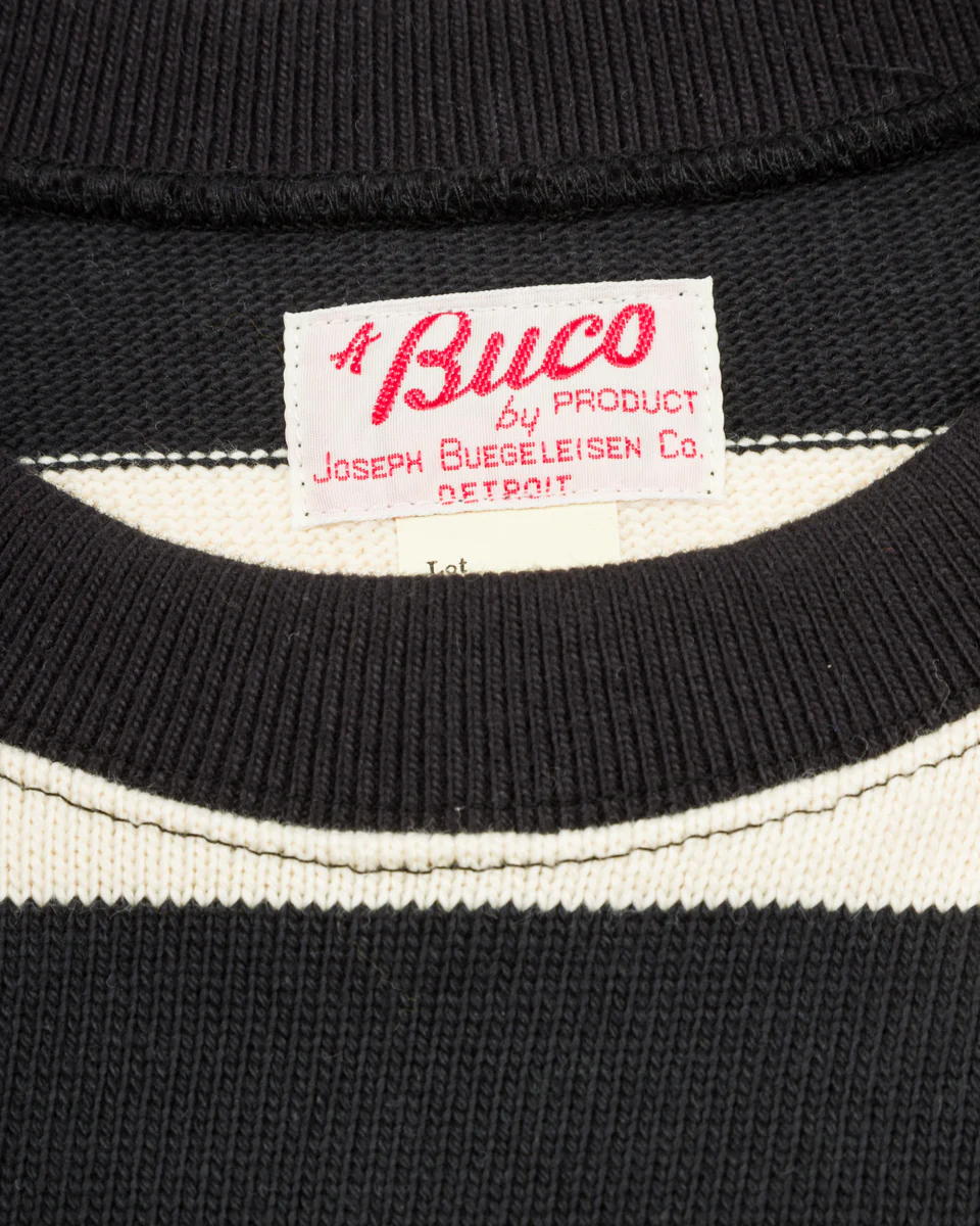 Buco Racing Stripe Jersey - Black/White 7 Buco Racing Stripe Jersey - Black/White