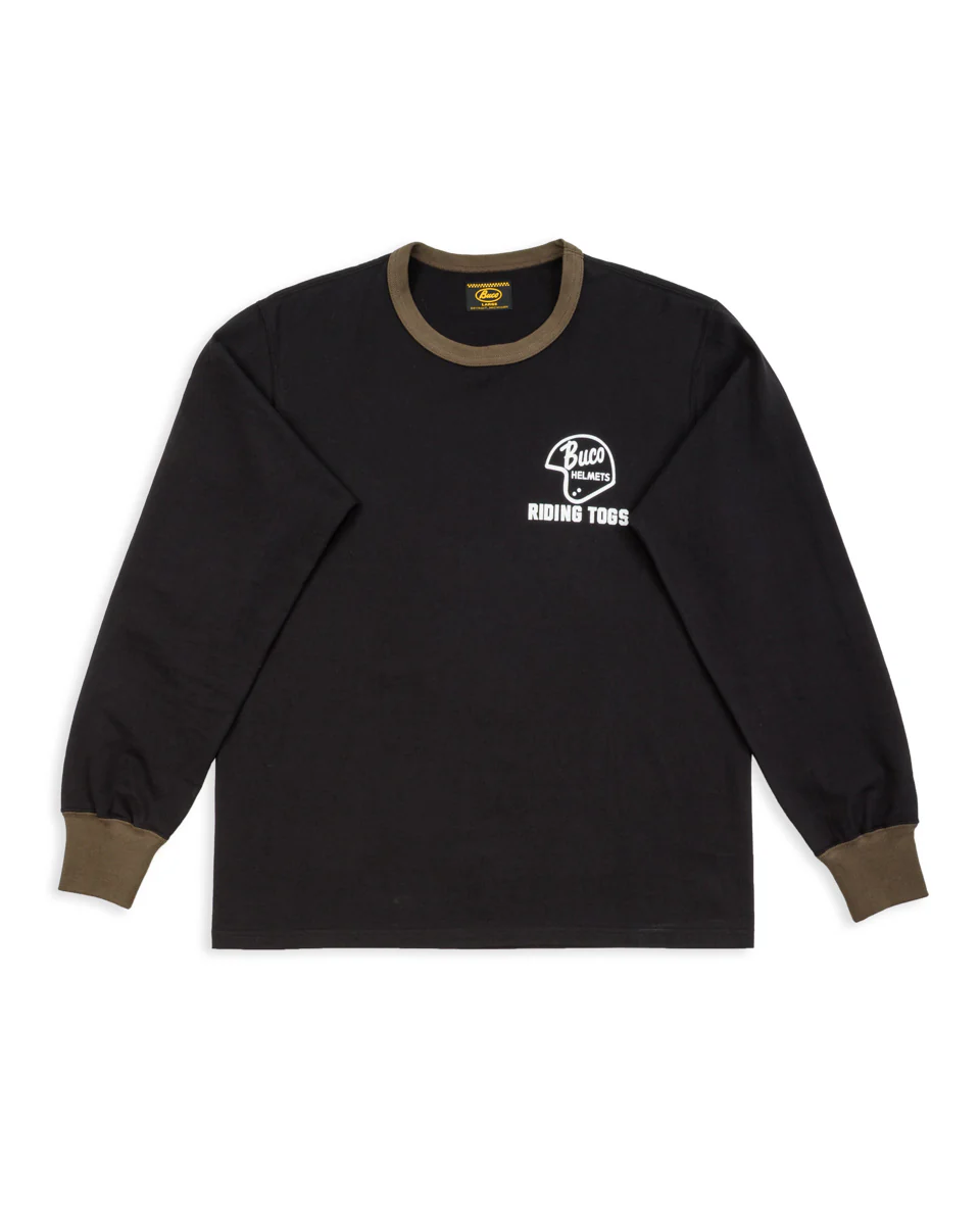 Buco L/S Tee / Riding Togs - Black/Charcoal