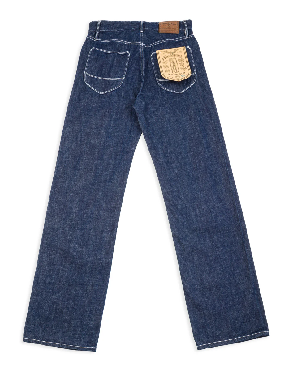 Modesto Straight Fit - 11oz Memphis Blue 2 Modesto Straight Fit - 11oz Memphis Blue