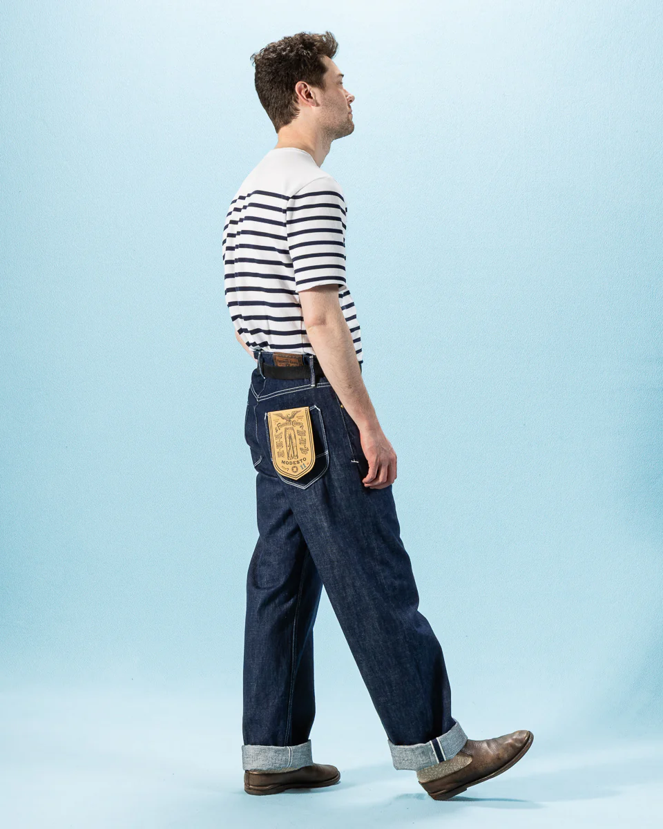 Modesto Straight Fit - 11oz Memphis Blue 5 Modesto Straight Fit - 11oz Memphis Blue