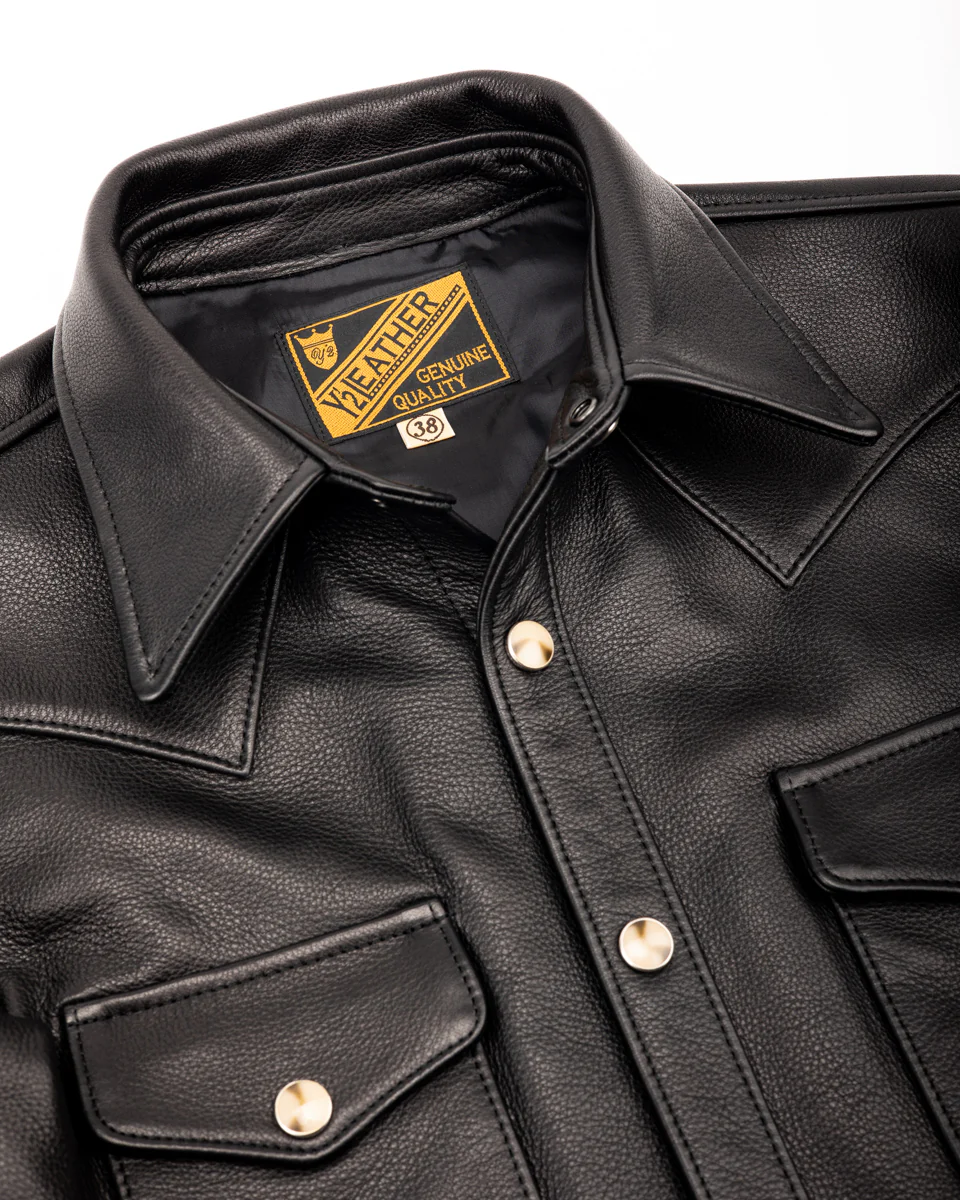 Steer Oil Western Shirt - Black (SS-13) 11 Steer Oil Western Shirt - Black (SS-13)