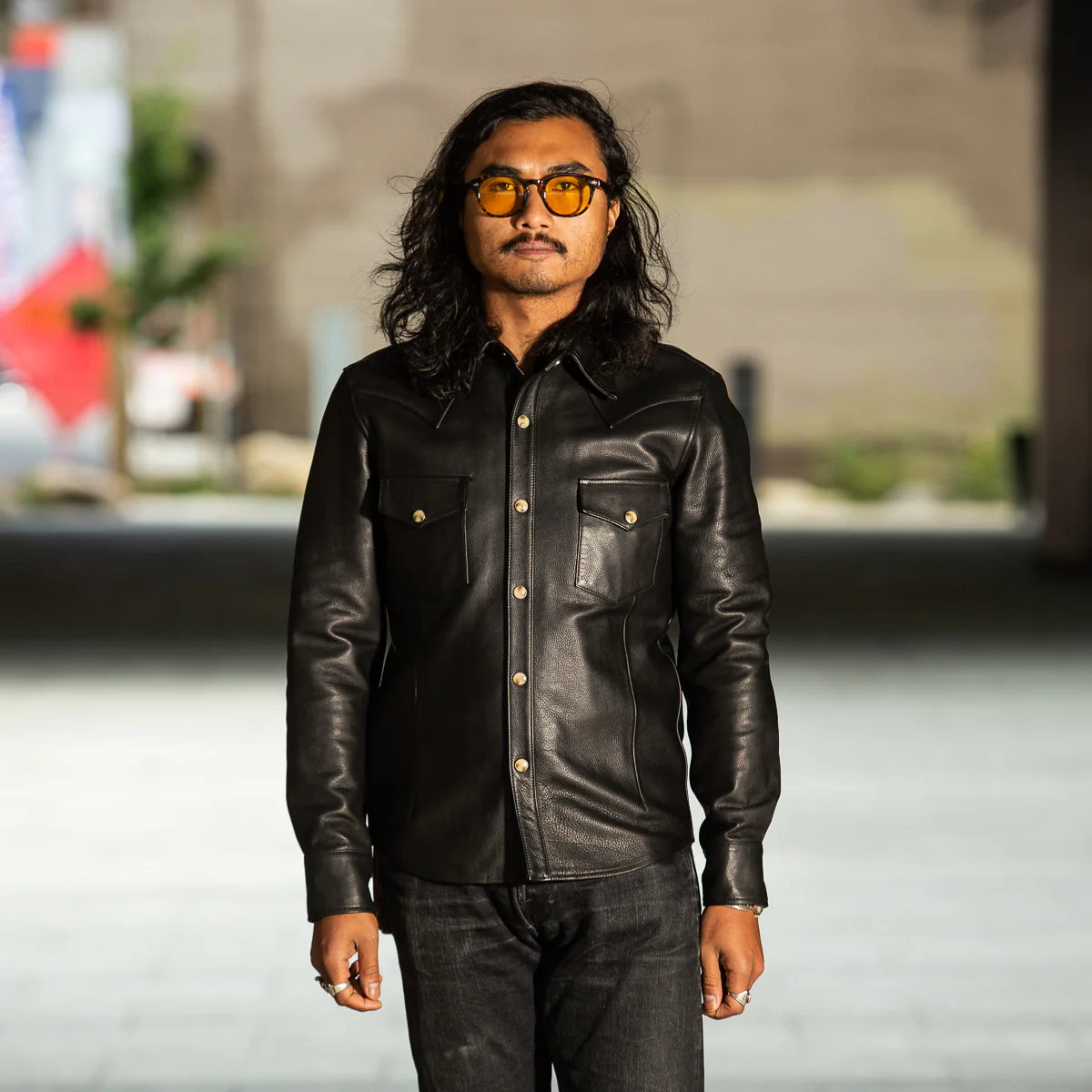 Steer Oil Western Shirt - Black (SS-13) 3 Steer Oil Western Shirt - Black (SS-13)