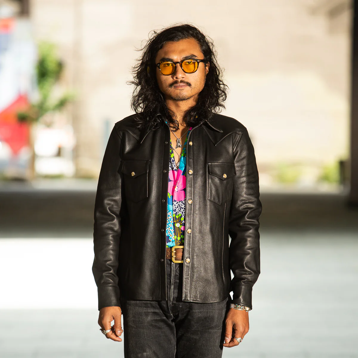 Steer Oil Western Shirt - Black (SS-13) 5 Steer Oil Western Shirt - Black (SS-13)