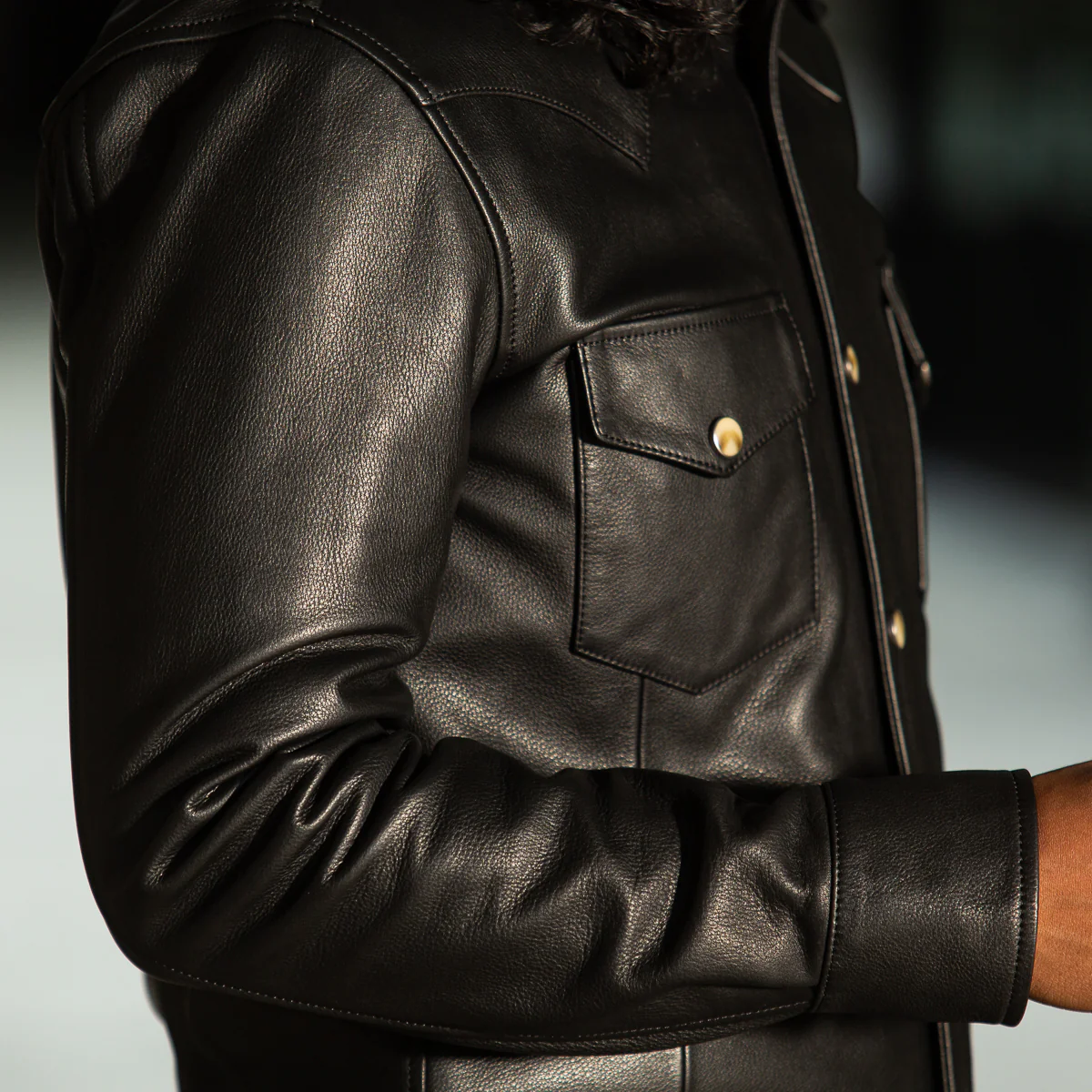 Steer Oil Western Shirt - Black (SS-13) 8 Steer Oil Western Shirt - Black (SS-13)