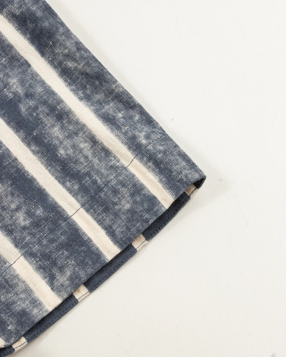 Lake Camp Shirt Jac - Reversible Indigo Bold Stripe 18 Lake Camp Shirt Jac - Reversible Indigo Bold Stripe