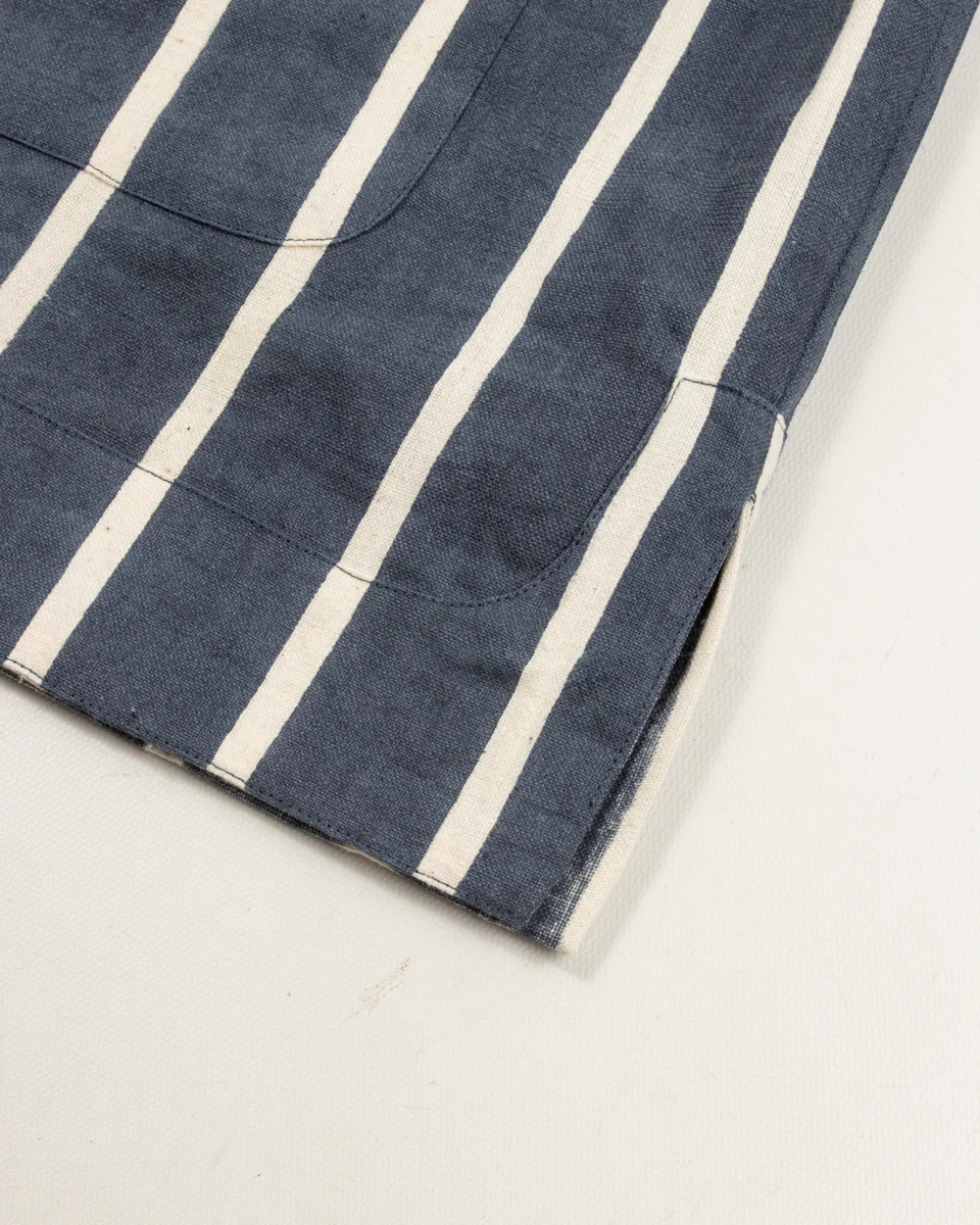 Lake Camp Shirt Jac - Reversible Indigo Bold Stripe 19 Lake Camp Shirt Jac - Reversible Indigo Bold Stripe