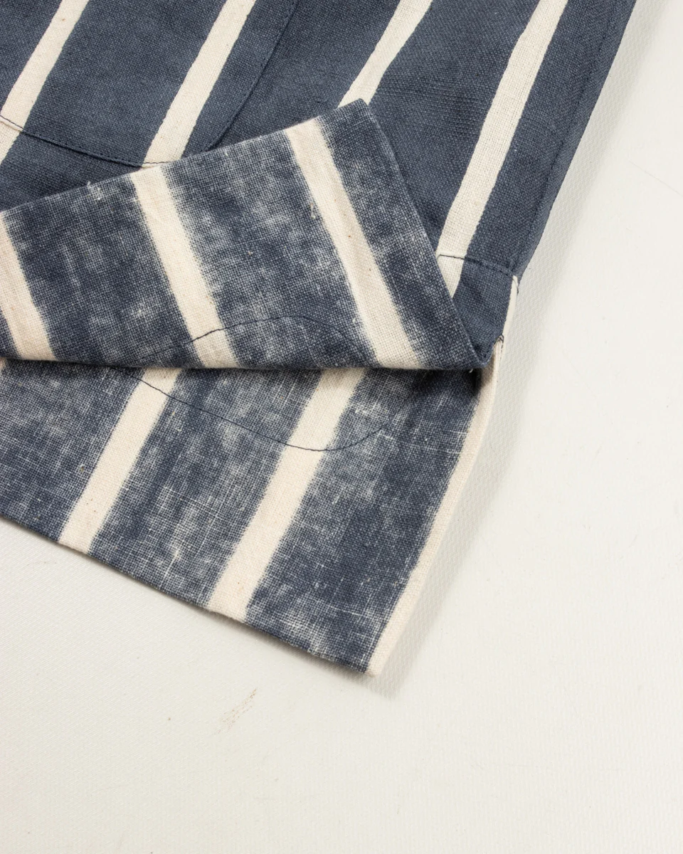 Lake Camp Shirt Jac - Reversible Indigo Bold Stripe 20 Lake Camp Shirt Jac - Reversible Indigo Bold Stripe