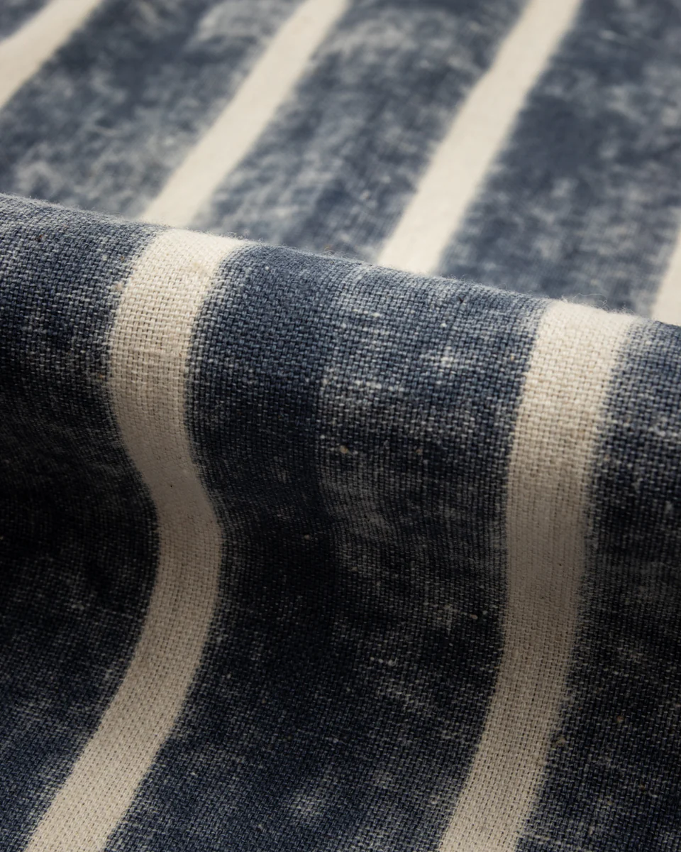 Lake Camp Shirt Jac - Reversible Indigo Bold Stripe 22 Lake Camp Shirt Jac - Reversible Indigo Bold Stripe