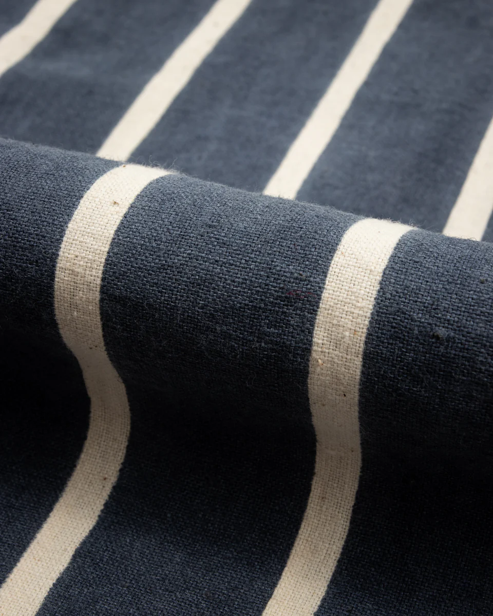 Lake Camp Shirt Jac - Reversible Indigo Bold Stripe 23 Lake Camp Shirt Jac - Reversible Indigo Bold Stripe