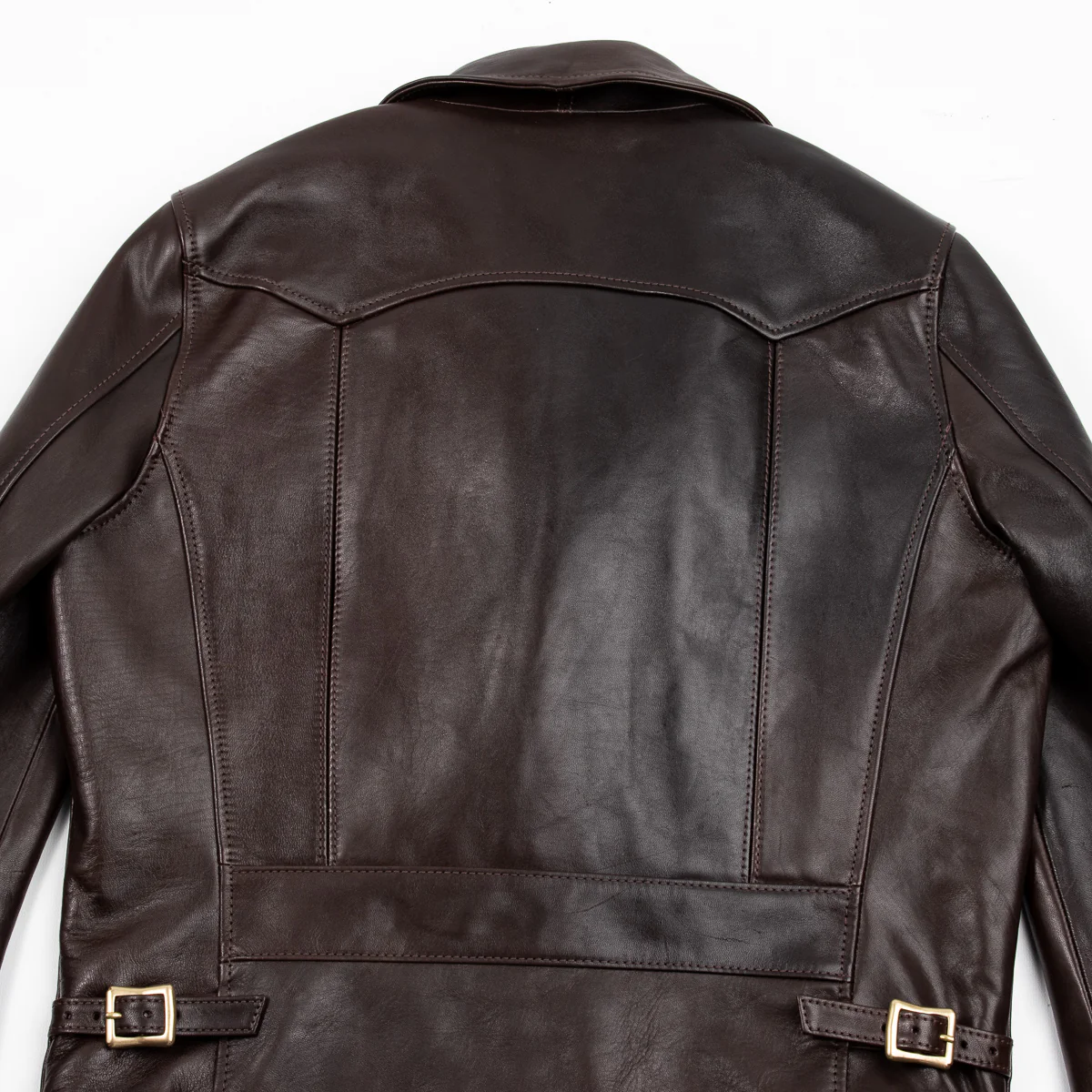 Black Hand Dyed Horsehide Double Rider Jacket (HR-56) 19 Black Hand Dyed Horsehide Double Rider Jacket (HR-56)
