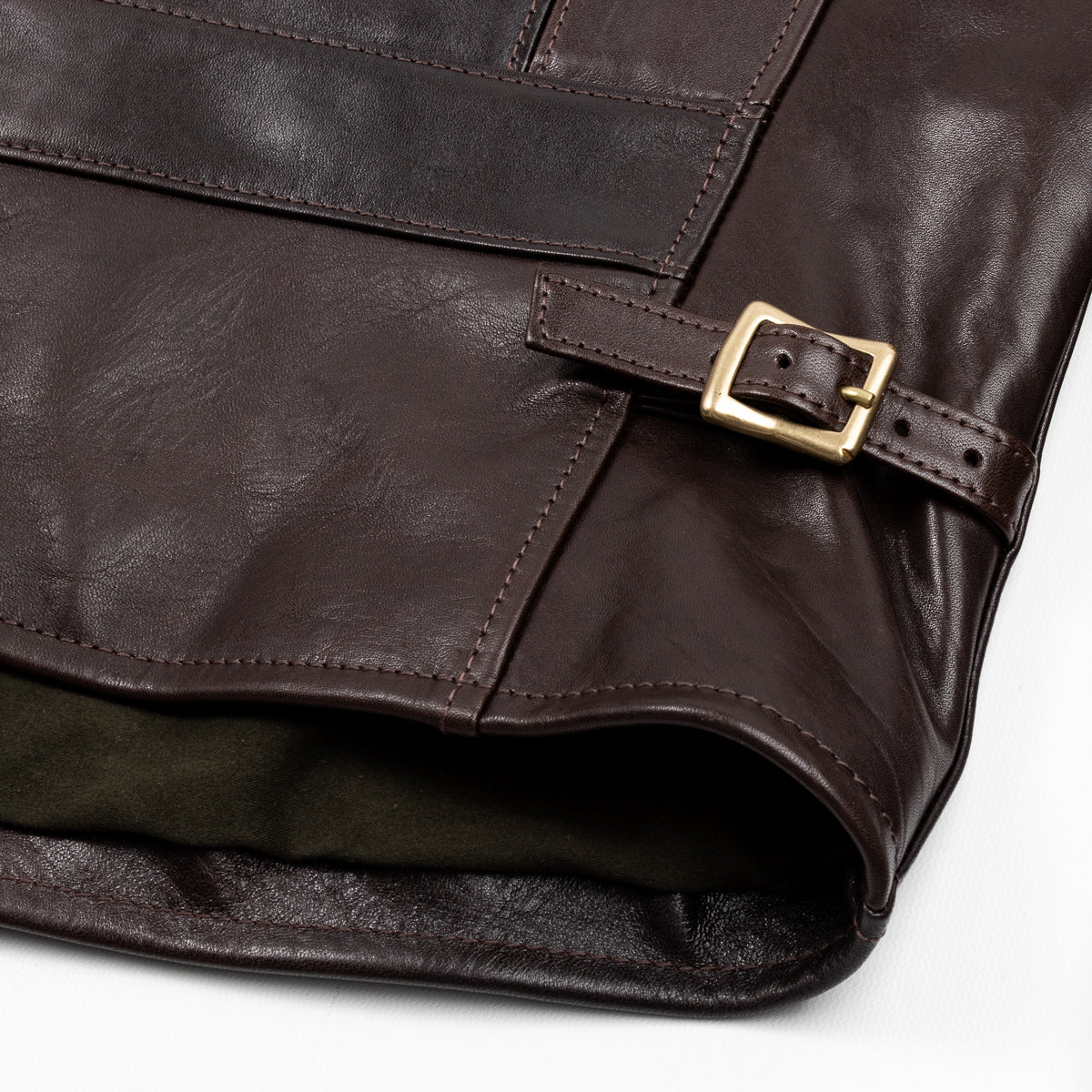 Black Hand Dyed Horsehide Double Rider Jacket (HR-56) 28 Black Hand Dyed Horsehide Double Rider Jacket (HR-56)