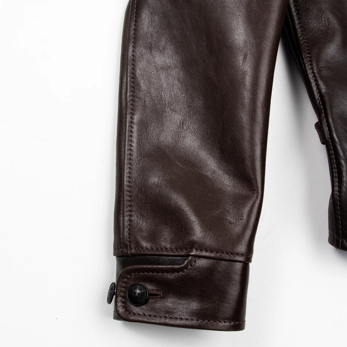 Black Hand Dyed Horsehide Double Rider Jacket (HR-56) 29 Black Hand Dyed Horsehide Double Rider Jacket (HR-56)