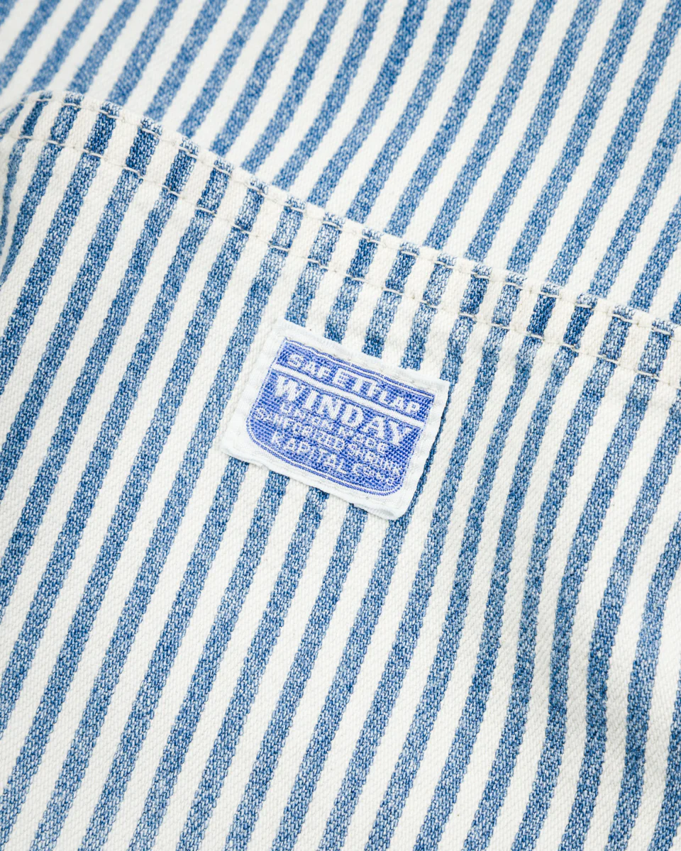 10oz HICKOREE Stripe ZIPPER Wide LUMBER Pants - Hickoree 14 10oz HICKOREE Stripe ZIPPER Wide LUMBER Pants - Hickoree