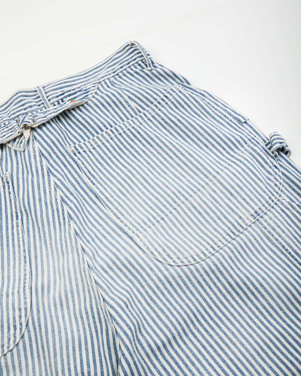 10oz HICKOREE Stripe ZIPPER Wide LUMBER Pants - Hickoree 16 10oz HICKOREE Stripe ZIPPER Wide LUMBER Pants - Hickoree