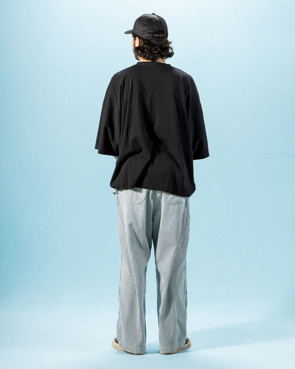 10oz HICKOREE Stripe ZIPPER Wide LUMBER Pants - Hickoree 7 10oz HICKOREE Stripe ZIPPER Wide LUMBER Pants - Hickoree