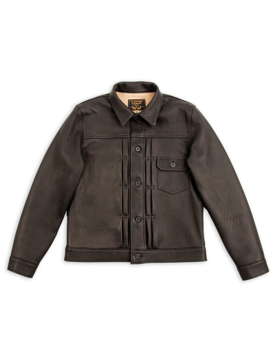 Deer Skin 1st Type Jacket - 25th Anniversary Limited - Black (DB-140-25SP)