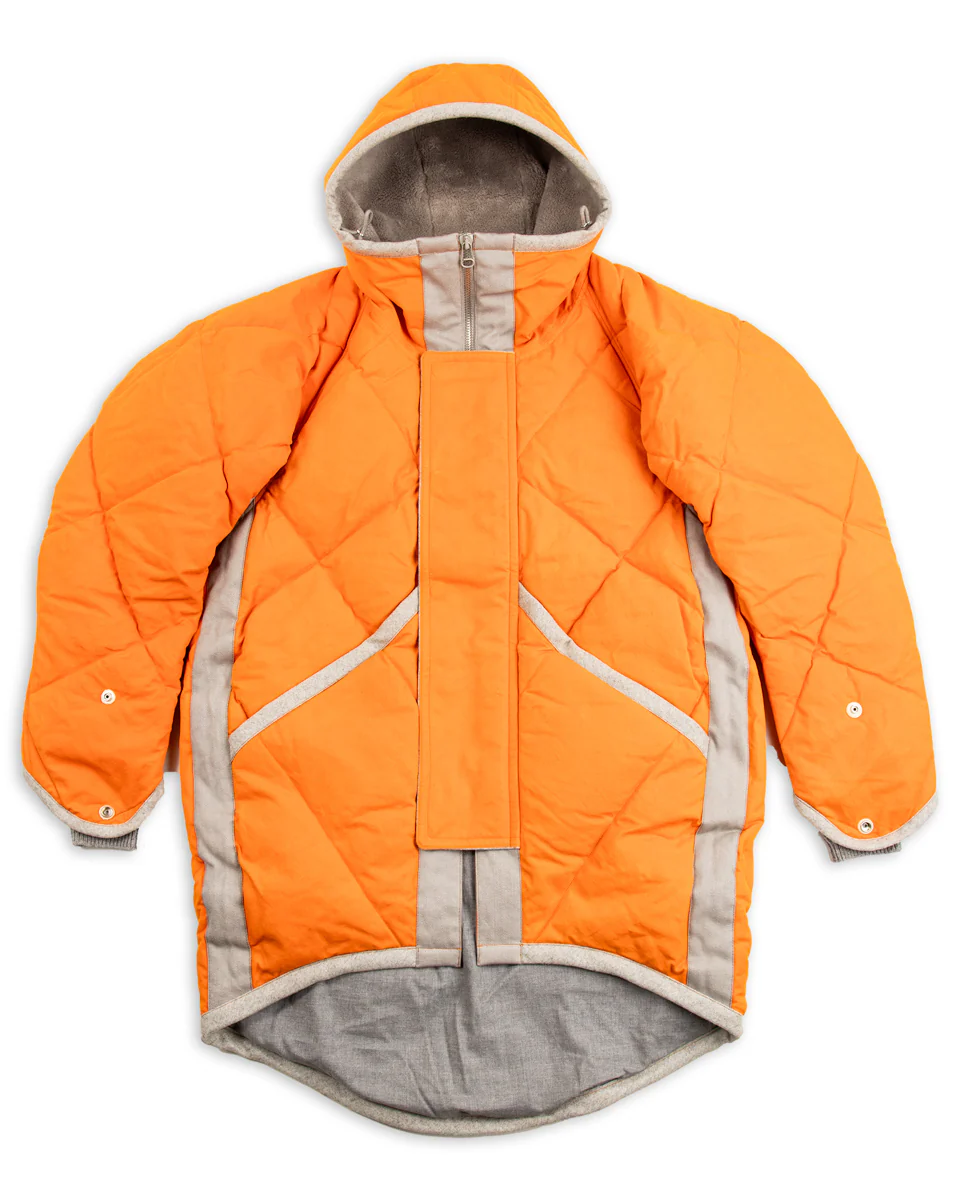 Lander Down Coat - Lava Halley Stevenson "Military Finish" Waxed Cotton 1 Lander Down Coat - Lava Halley Stevenson "Military Finish" Waxed Cotton